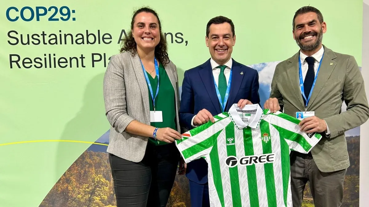 COP29 · Real Betis presents the sustainability jersey